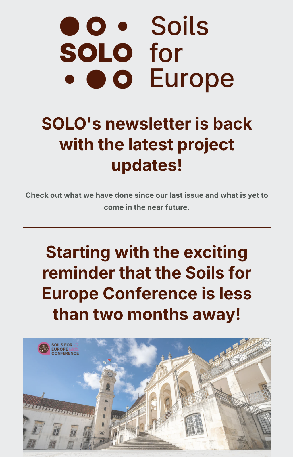 SOLO's Newsletter #5 cover