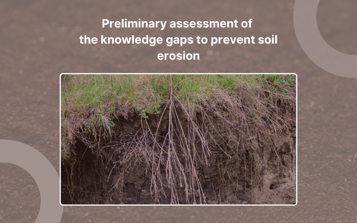 SOLO's roadmaps: Preliminary assessment of the knowledge gaps to prevent soil erosion