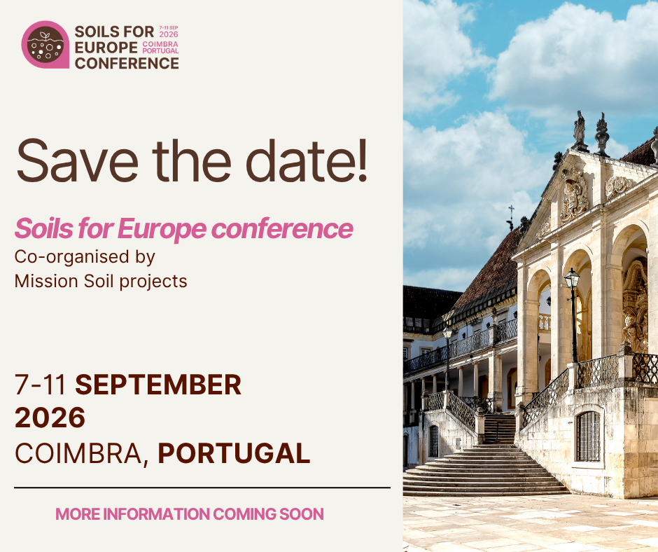 Save the date: a Soils for Europe conference is coming in 2026