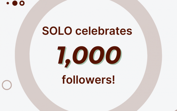 SOLO celebrates 1,000 followers!