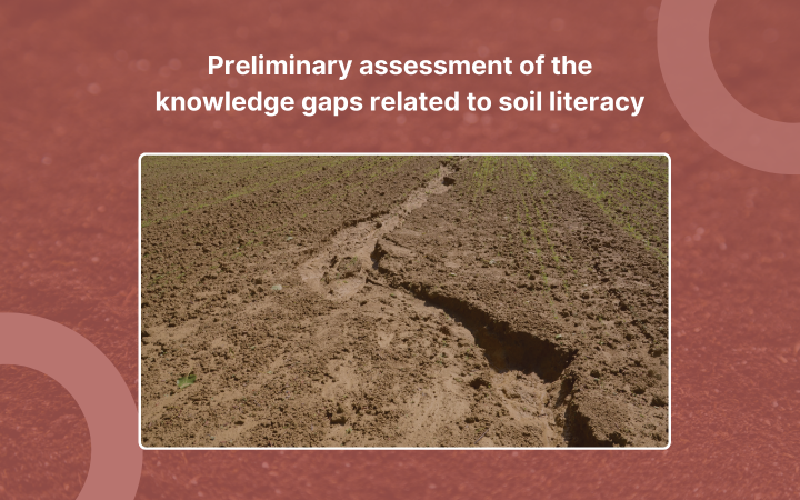 SOLO's roadmaps: Preliminary assessment of the knowledge gaps related to soil literacy