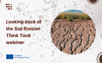 Think Tank (TT) webinar series: Recap of the Soil Erosion Prevention TT event