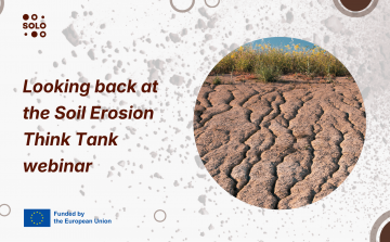 Think Tank (TT) webinar series: Recap of the Soil Erosion Prevention TT event