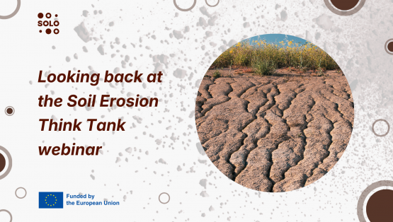 Think Tank (TT) webinar series: Recap of the Soil Erosion Prevention TT event