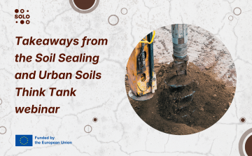 Think Tank (TT) webinar series: A look back at the Soil Sealing and Urban Soils TT event