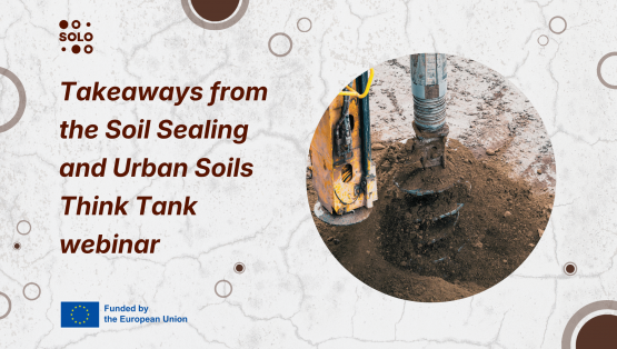 Think Tank (TT) webinar series: A look back at the Soil Sealing and Urban Soils TT event